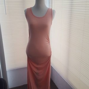 Pink maxi dress